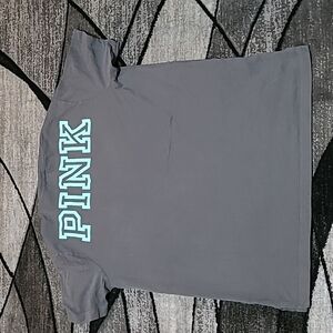 VS PINK 2016 CAMPUS CREW LOGO POCKET TEE-SHIRT